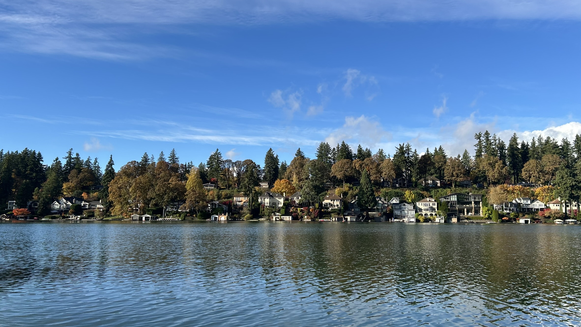 A picture taken on a lake in Oregon.