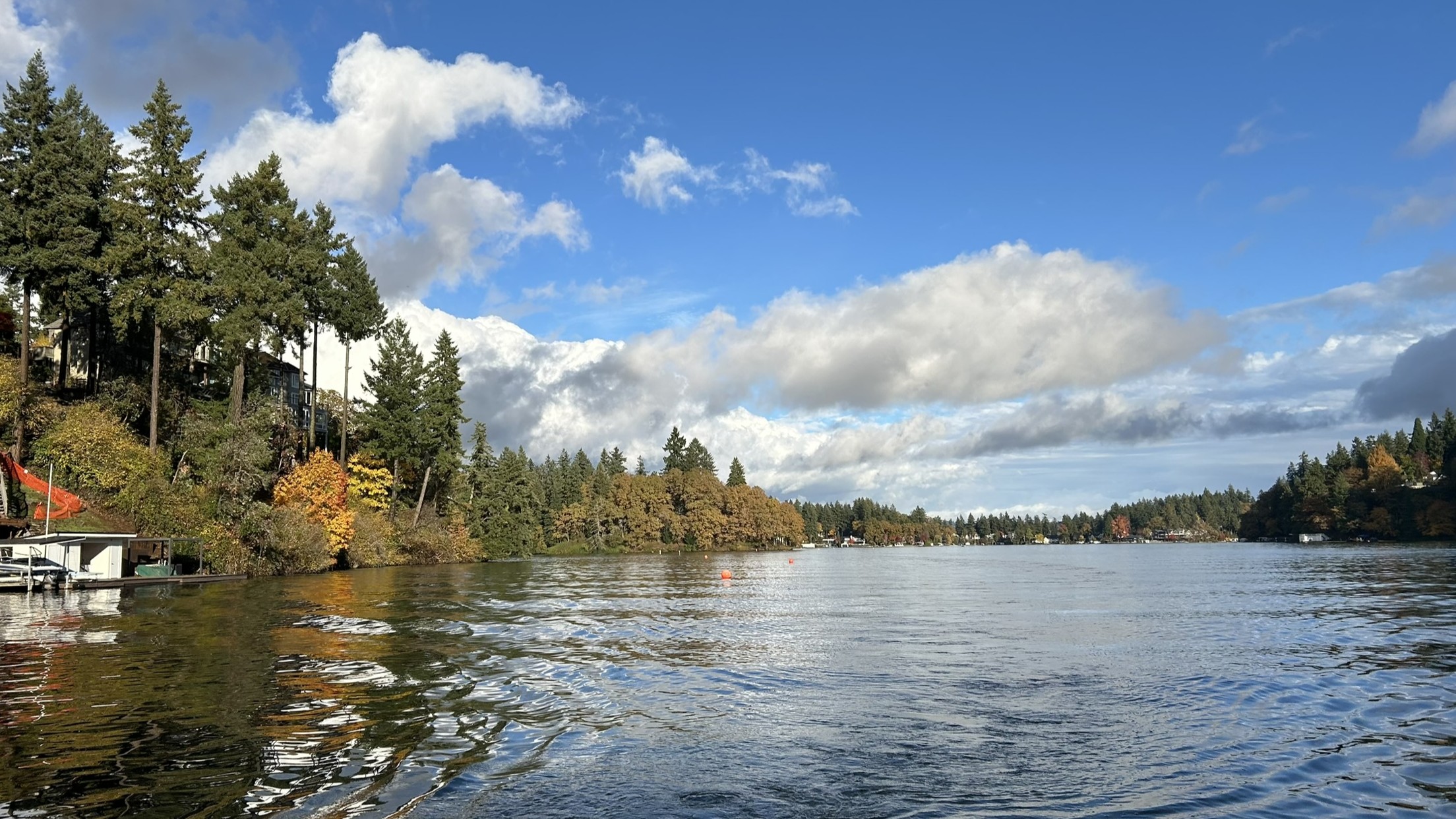 A picture taken on a lake in Oregon.